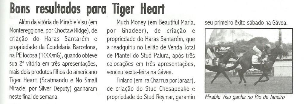 TIGER HEART - BONS RESULTADOS