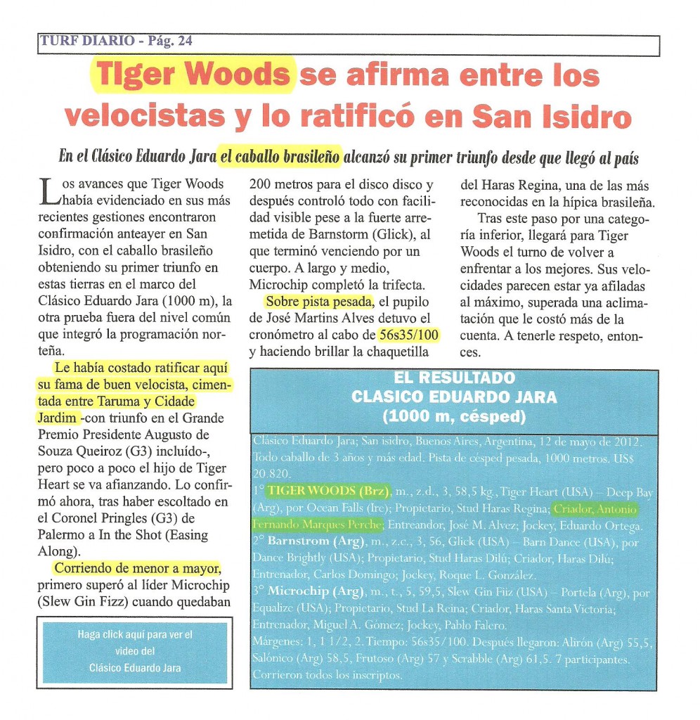 Tiger Woods - San Isidro