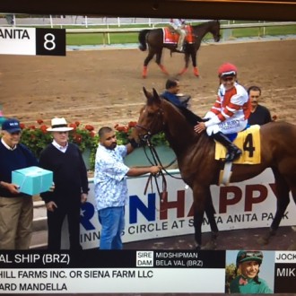 Royal Ship retorna vencendo Stakes nos EUA